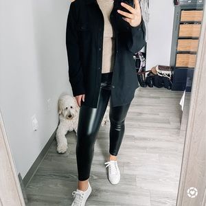 Leather leggings from Amazon